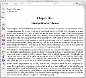 e-book formatted