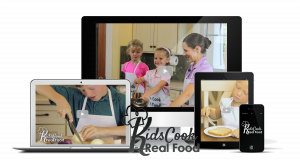 electronic devices with kids cooking